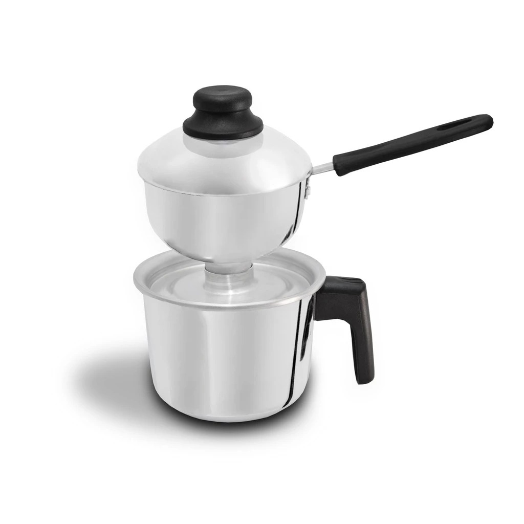 Cuscuzeiro Individual Nordestino em Alumínio Puro com Acabamento Polido