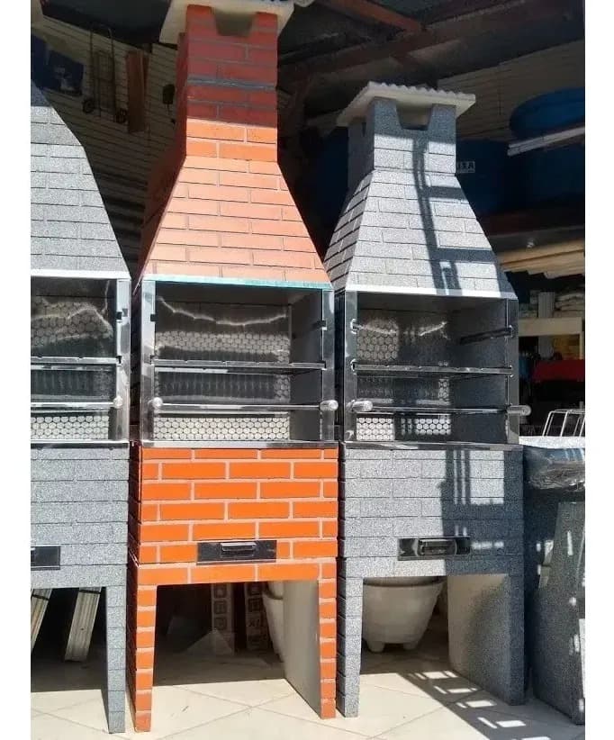 Churrasqueira Premoldada Tijolinho 0,65cm X 2,25 Conforto