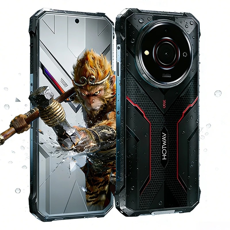 HOTWAV Celular Kingkong 128gb/8gb iP68 à prova d'água+Anti-queda Dual SIM