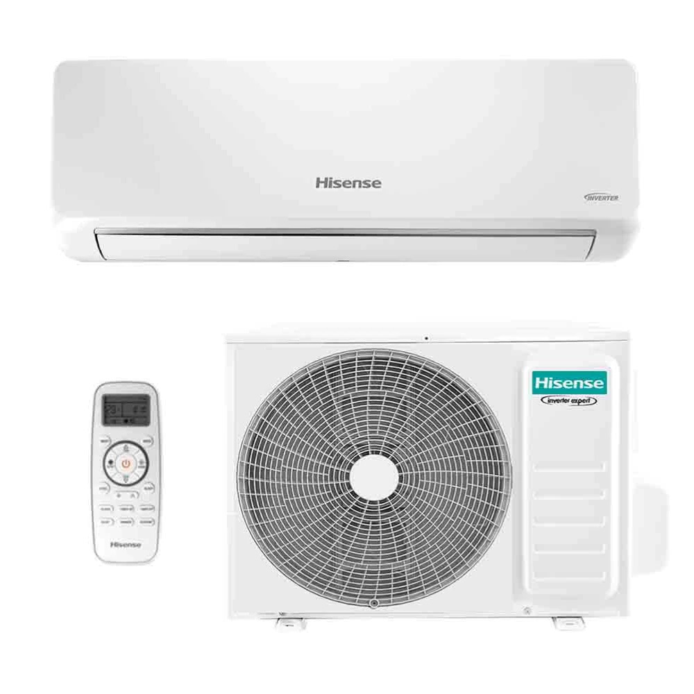 Ar Condicionado Split Inverter Hisense R-32 Hi-wall 9000 Btus Quente e Frio Wi-fi 220v