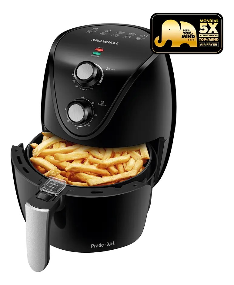 Fritadeira Sem Óleo Air Fryer 3,5L Mondial 1500W AF-31