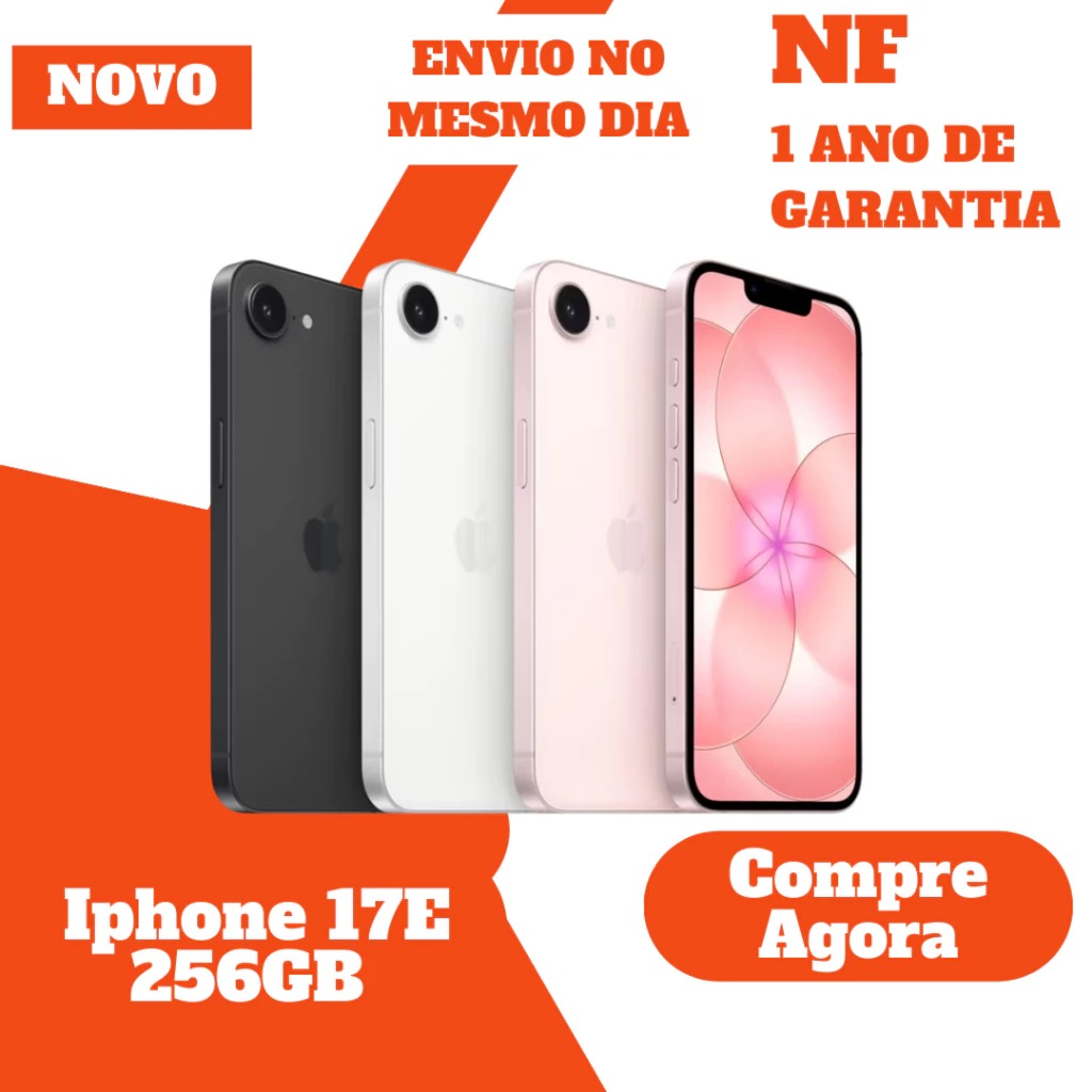 iPhone 17E 256GB 8GB 6,1" - Novo - Original 