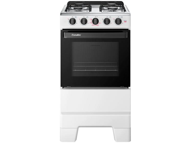 Fogão 4 Bocas Esmaltec Branco Ideal Pop 4120