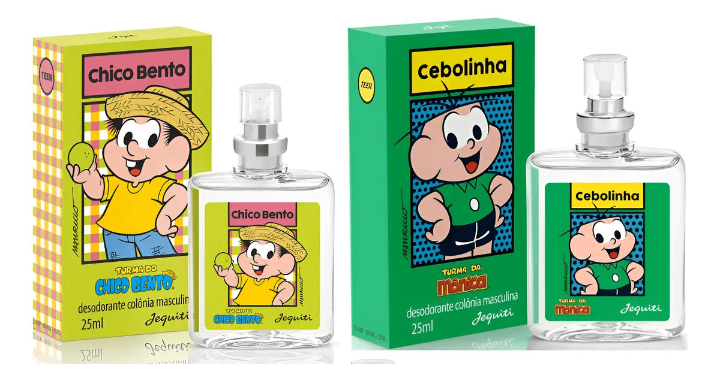 Presente Menino Kit Cebolinha + Chico Bento 2 Colônias 25ml Jequiti