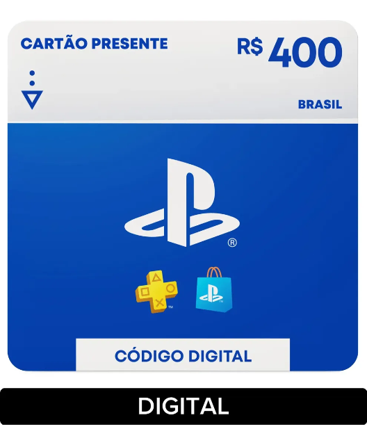 Sony PlayStation Store Gift Card R$ 400 (Digital)