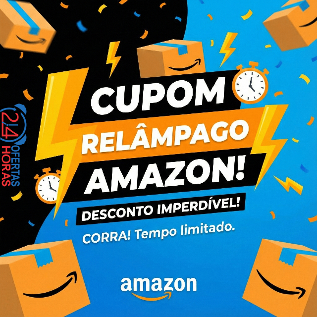 Cupom de R$ 200 acima de R$ 1999 na Amazon