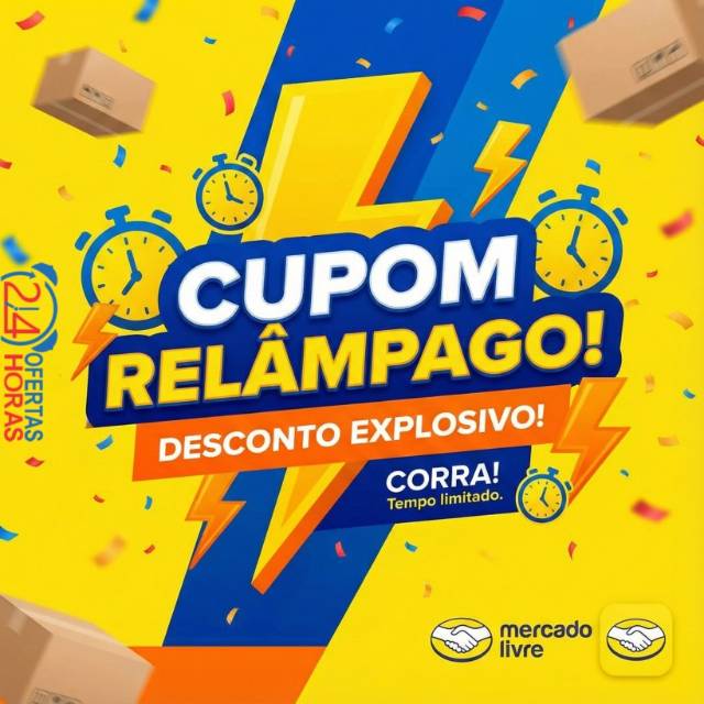Cupom de 15% acima de R$ 79 com desconto máximo de R$ 80 no Mercado Livre