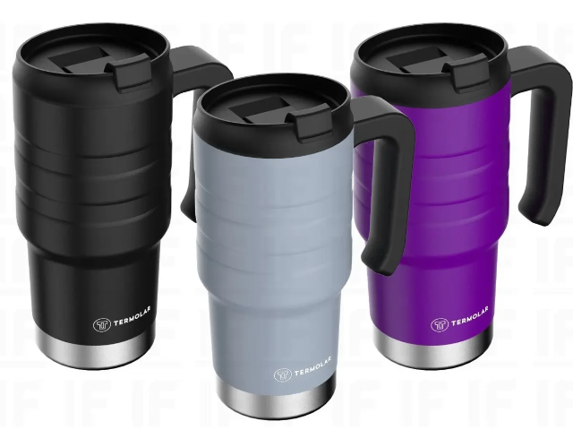 Copo térmico Termolar Vaso térmico cor cinza 590mL