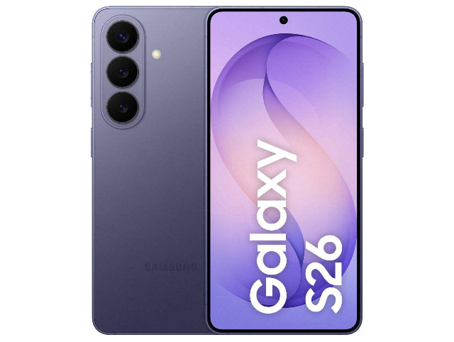 Samsung Galaxy S26 Violeta 5G 256GB Galaxy AI 6,3" 12GB RAM Câm. Tripla 50+12+10MP Bateria 4300mAh Dual Chip