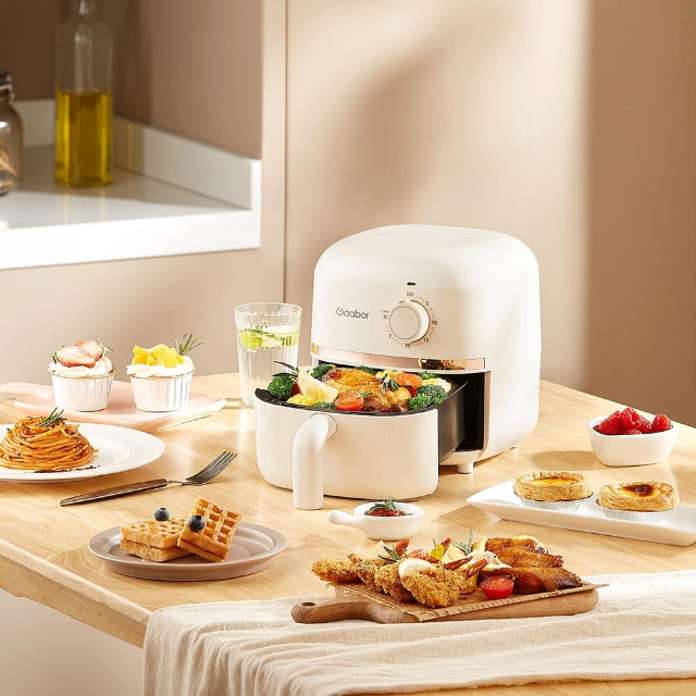 Mini Air Fryer Fritadeira Elétrica Sem Óleo 1.4L Individual 900w - Gaabor