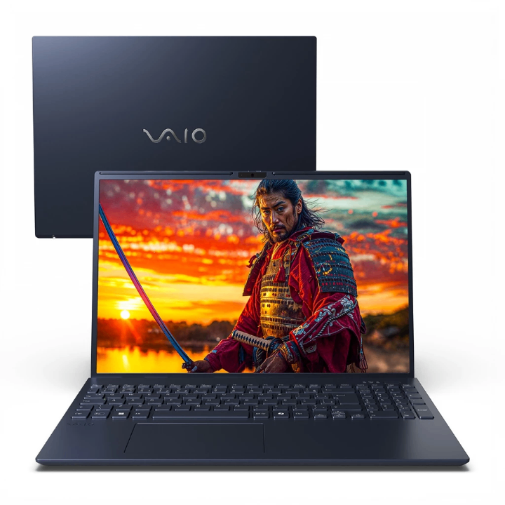 Notebook VAIO FE16 AMD Ryzen 7-5825U Linux 24GB RAM 512GB SSD 16" IPS WUXGA Antirreflexo - Cinza