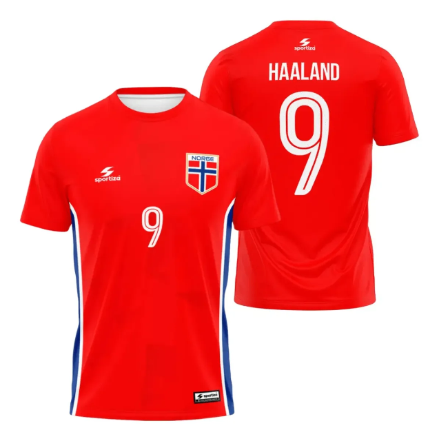 Camisa Haaland Noruega Vermelha