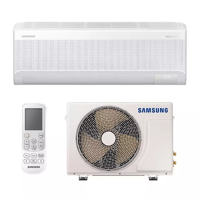 Ar Condicionado Samsung Split Hi Wall Inverter Windfree Ai 12.000 Btu Frio AR12DYFAAWKNAZ 220V