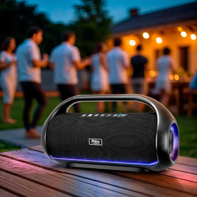 Caixa de Som Philco Extreme Bluetooth Speaker 220w RMS PBS220BT Bivolt