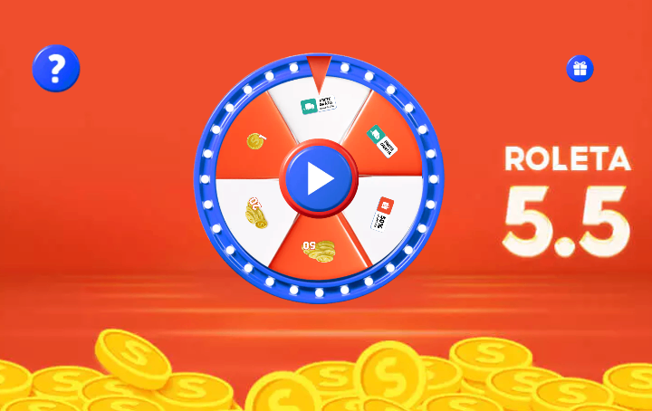 Roleta 5.5 da Shopee