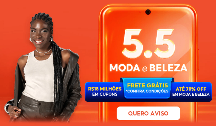 Cupons do 5.5 da Shopee + Roleta