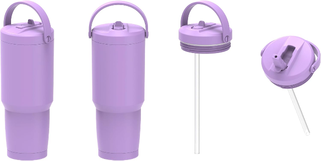 Garrafa de água Tumbler com alça 946mL Everich & Tomic Housewares