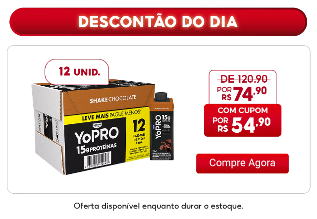 YoPRO Chocolate 15g de proteínas 250ml - 12 unidades
