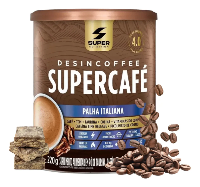 Supercáfe Palha Italiana 220g Super Nutrition