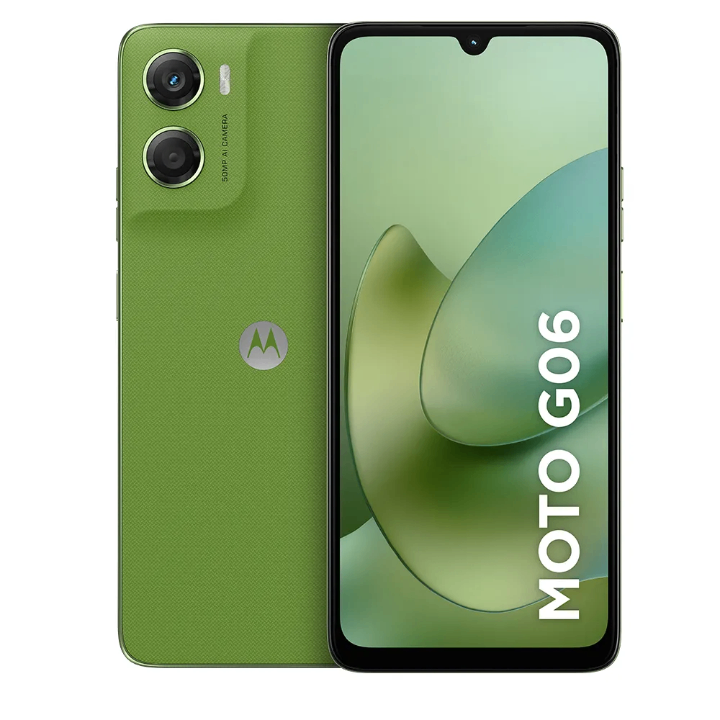 Smartphone Motorola Moto G06 - 128gb 12gb (4gb Ram + 8gb Ram Boost) E Camera 50mp Com Ai Bateria De 5200 Mah Tela 6.9