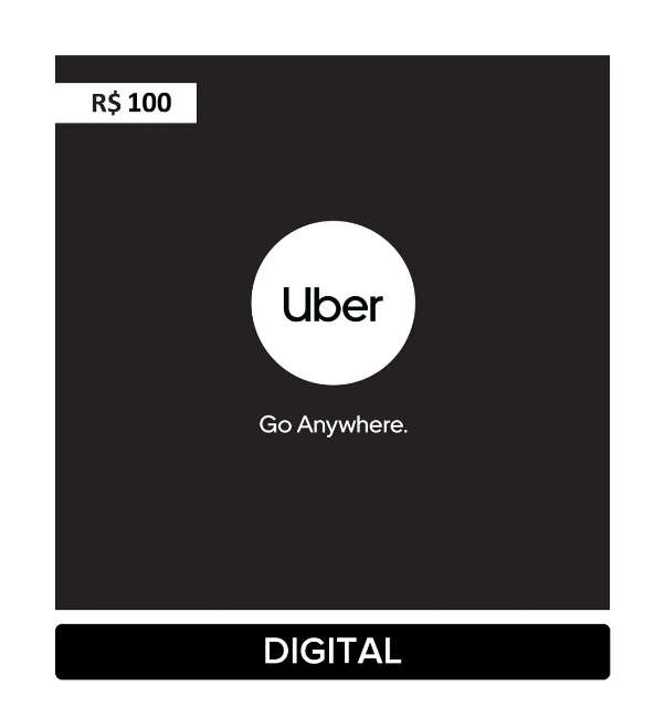Uber Gift Card R$100 (digital)