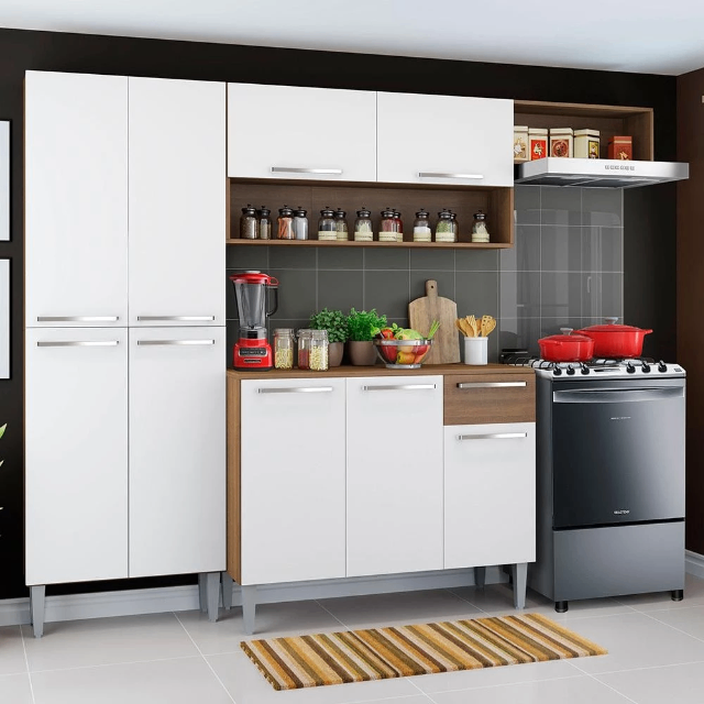 Armário de Cozinha Compacta Emilly Top Madesa