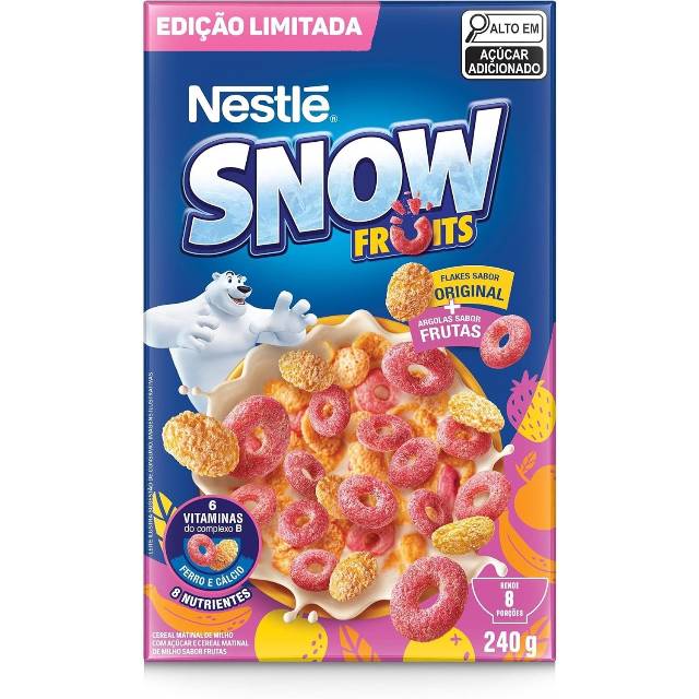Cereal Matinal Snow Fruits 240g