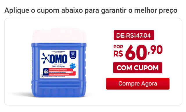 Lava Roupas Lavanderia Pro Líquido 7L Omo
