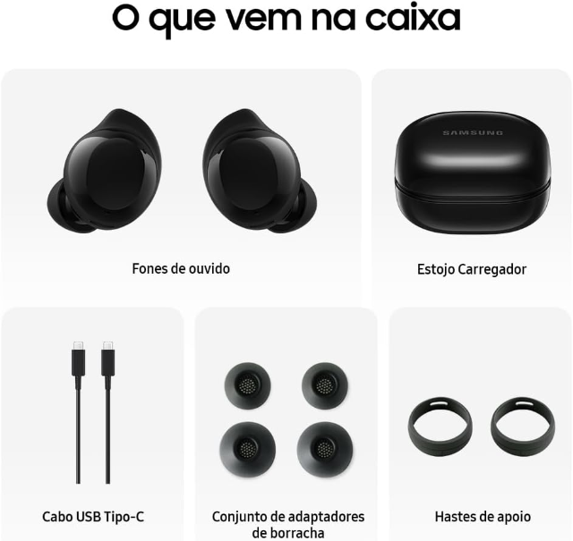Samsung Galaxy Buds Core, Fone de Ouvido, sem fio, cancelamento de ruído, interprete inteligente