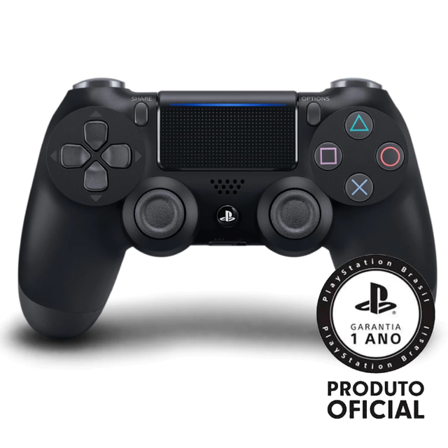 Controle Sony Dualshock 4 PS4 Sem Fio Preto CUH-ZCT2U Original Lacrado Com Garantia de Fabrica