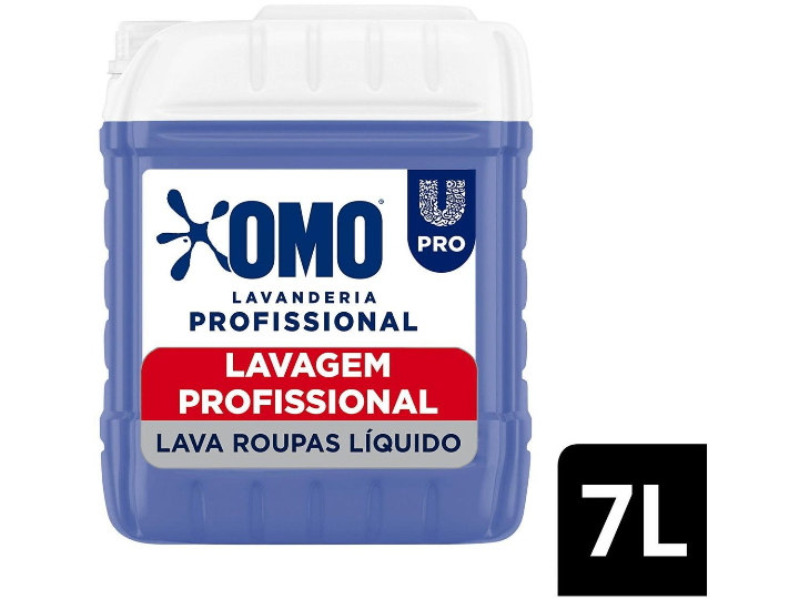 Lava Roupas Omo Concentrado Lavanderia Pro Líquido 7L