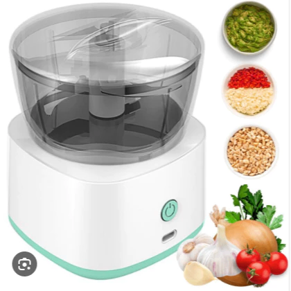 Mini Processador De Alimentos Elétrico Picador De Alho Triturador De Pimenta 250ml 
