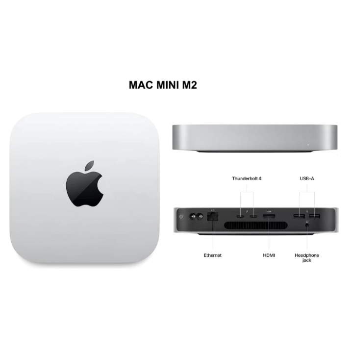 Apple MacMini M2 8.256 GB - Original Lacrado - 1 Ano de Garantia NF