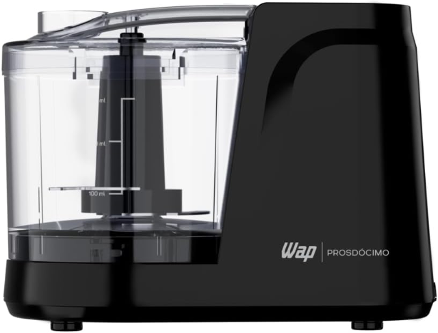 WAP Mini Processador Fast Cut WMP150 360ml 150W Com Motor Silencioso E Lâminas de Inox