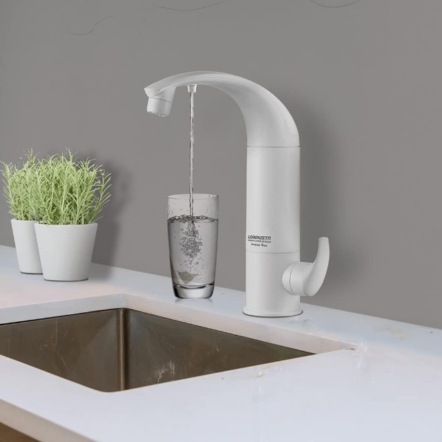 Purificador de Água com Torneira de Mesa Acqua Due Branco LORENZETTI