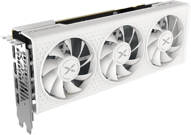 Placa de Vídeo XFX Speedster QICK308 Radeon RX 7600 White AMD Edition, 8GB, GDDR6, 128-bit - RX-76PQICKWY