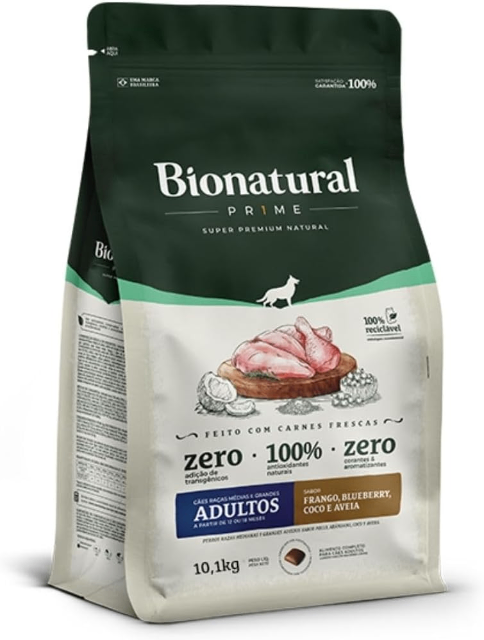 Bionatural Prime - Frango Cães De Raças Méd/Grand Adultos 10,1kg