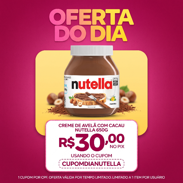 Nutella 650g Ferrero - FERRERO DO BRASIL
